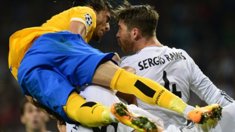 Martins Kaseress un Serhio Ramoss
Foto: AFP/Scanpix