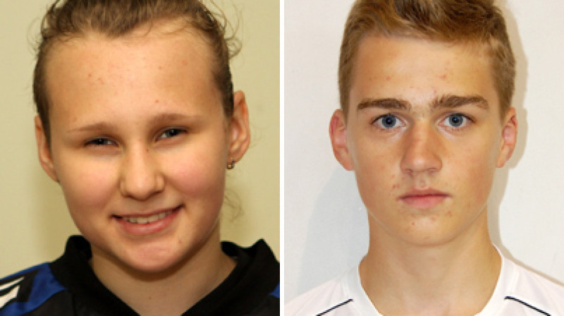 Kristīne Kirilova un Reino Ješēvics
Foto: floorball.lv