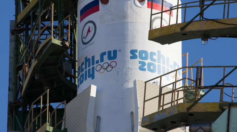 Olimpiskais kosmosa kuģis "Soyuz" 
Foto: torchrelay.sochi2014.com