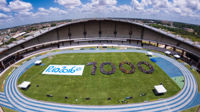 1000 dienas līdz Riodežaneiro olimpiādei
Foto: rio2016.com