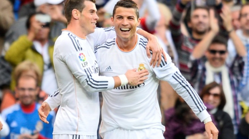 Garets Beils un Krištianu Ronaldu
Foto: AFP/Scanpix