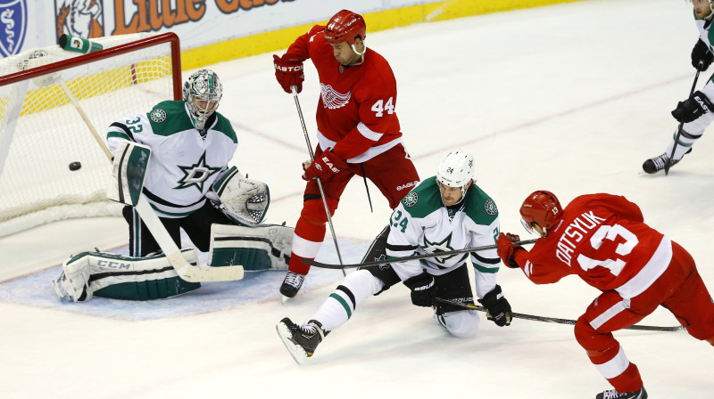Pāvels Dacjuks gūst nedēļas vārtus 
Foto: AP / Scanpix