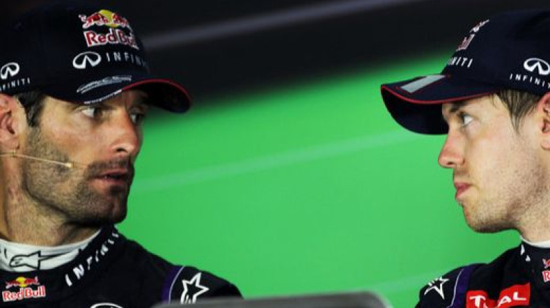 Marks Vēbers un Sebastians Fetels
Foto: Press Association/Scanpix