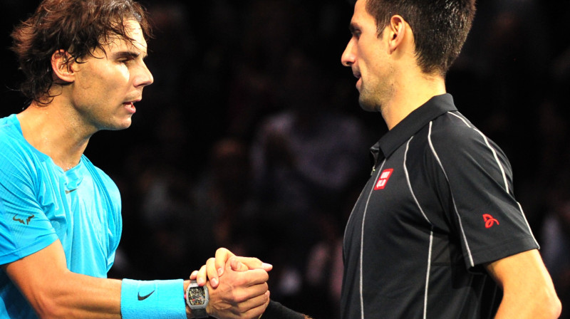 Rafaels Nadals un Novaks Džokovičs
Foto: AFP/Scanpix