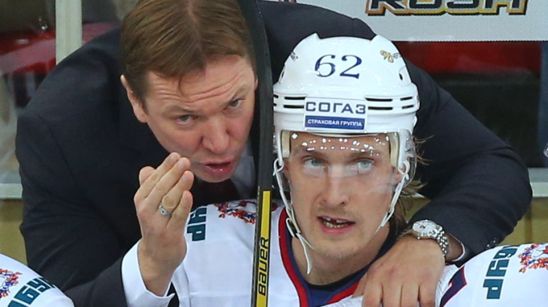 "Torpedo" galvenais treneris Pēteris Skudra
Foto: khl.ru