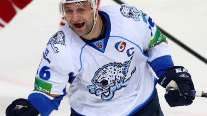"Barys" kapteinis Dmitrijs Upers 
Foto: ITAR-TASS / Scanpix