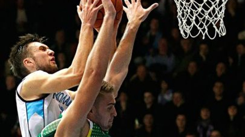 Žanis Peiners un Rolands Freimanis Nikolajevā
Foto: superleague.ua