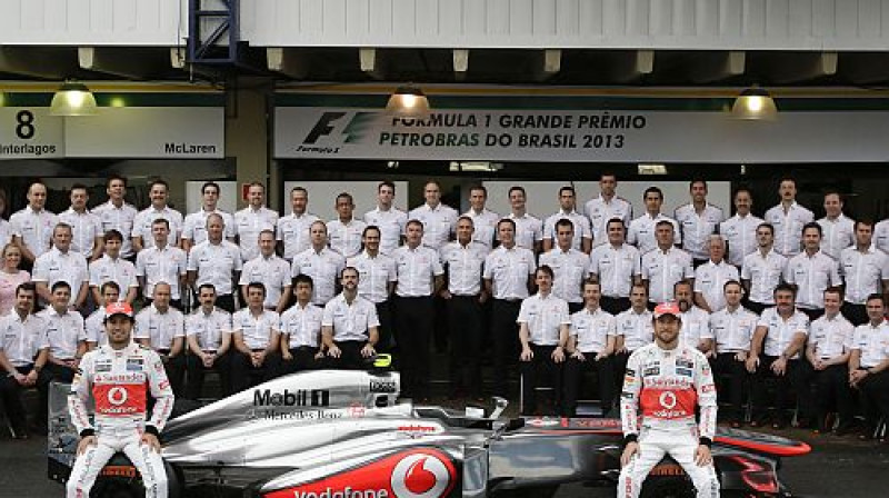 "McLaren" komandas kopbilde Brazīlijā
Foto: TT NYHETSBYRN/Scanpix