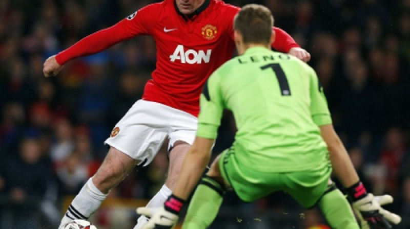 Epizode no pirmās "United" un "Bayer" savstarpējās spēles
Foto: AFP/Scanpix