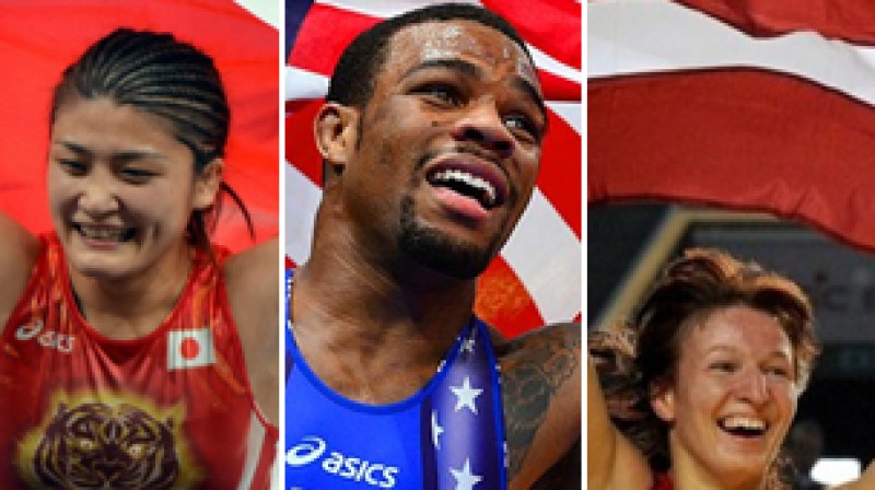 Kaori Ičo, Džordans Barozs, Anastasija Grigorjeva
Foto: AFP / Scanpix