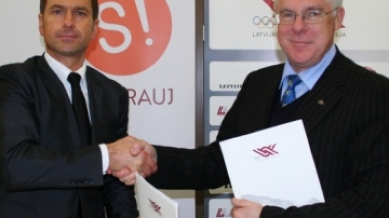 Uģis Mitrevics un Aldons Vrubļevskis
Foto: olimpiade.lv