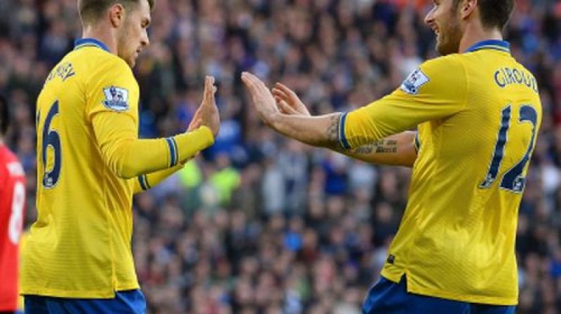 Ārons Remzijs un Olivjē Žirū
Foto: AFP/Scanpix