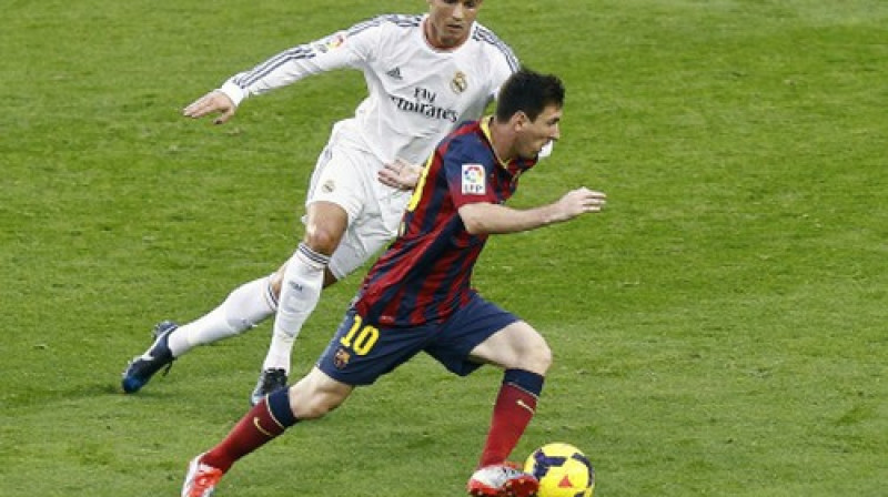 Krištianu Ronaldu un Lionels Mesi
Foto: AFP/Scanpix