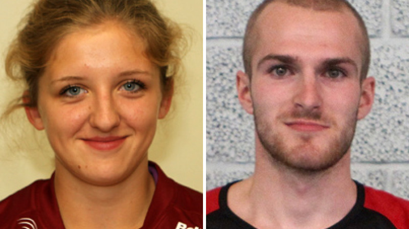 Elīza Elizabete Bērziņa un Sandris Virsnītis
Foto: floorball.lv