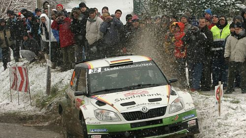 "Skoda" pilots Zeps Vīgands
Foto: Petr Fitz (ewrc.cz)