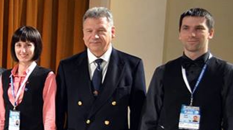 Tatjana Vasiļjeva (pa kreisi), Māris Volajs (pa labi)
Foto: lrbf.lv