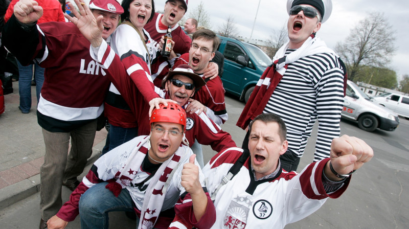 Latvijas hokeja izlases fani
Foto: Emīls Desjatņikovs, F64