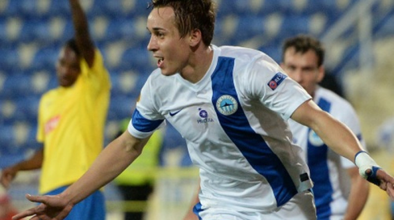 Josefa Šurala vārti ieveda "Slovan" Eiropas līgas 1/16 finālā
Foto: AFP/Scanpix