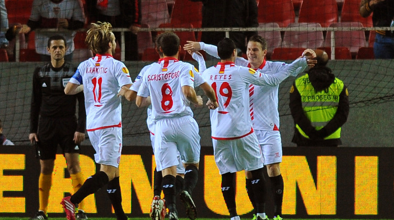 "Sevilla" futbolisti
Foto: AFP/Scanpix