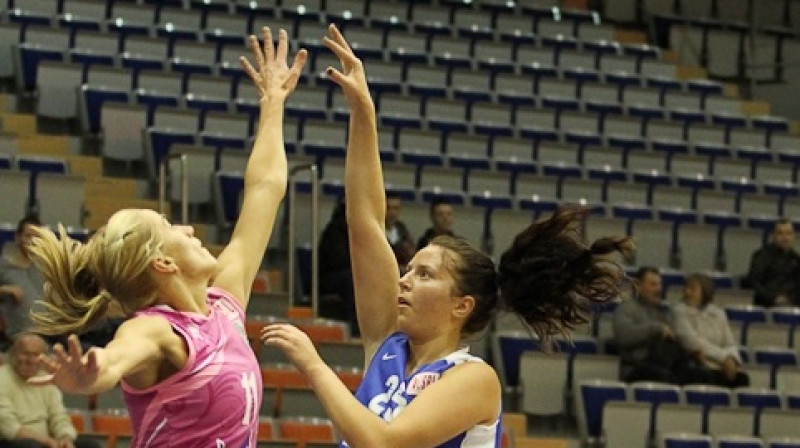 Egita Vīnakmene: otrais "double-double" pēc kārtas
Foto: Mārtiņš Sīlis