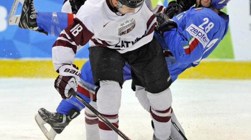 Latvijas studenti cīņā ar itāļiem
Foto: universiadetrentino.org