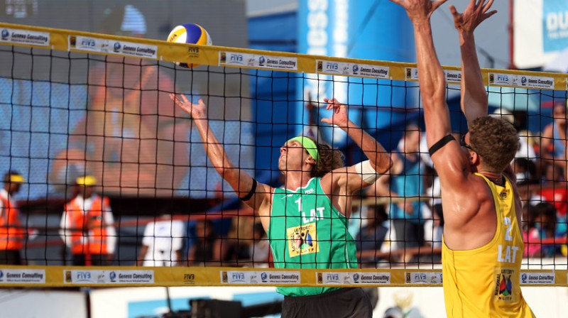 Divu Aleksandru - Samoilova un Soloveja cīņa
Foto: fivb.org