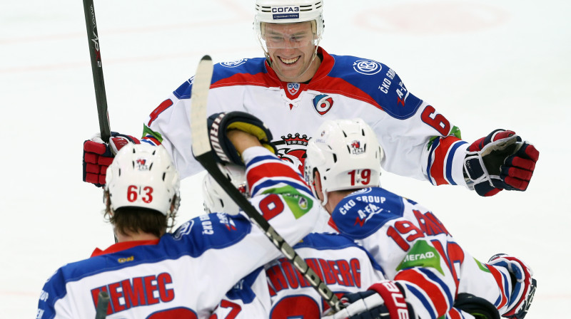 Prāgas "Lev" hokejisti
Foto: ITAR-TASS/Scanpix