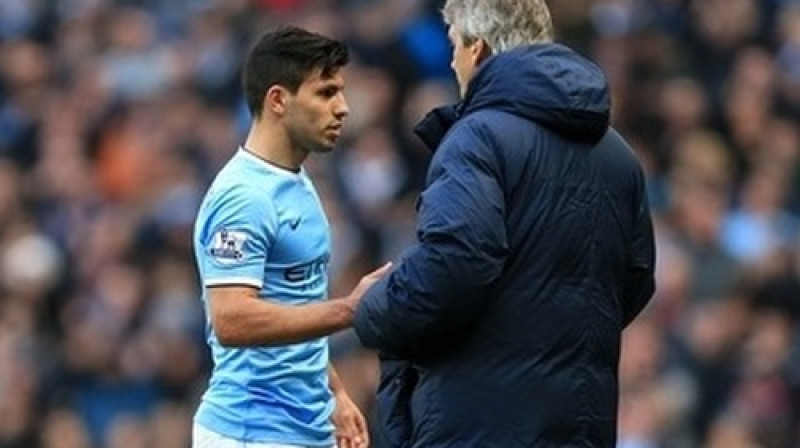 Vai Manuelam Pelegrini Serhio Agvero nelaišana laukumā atspēlēsies ar smagu izlozi astotdaļfinālā?
Foto: EMPICS Sport/Scanpix