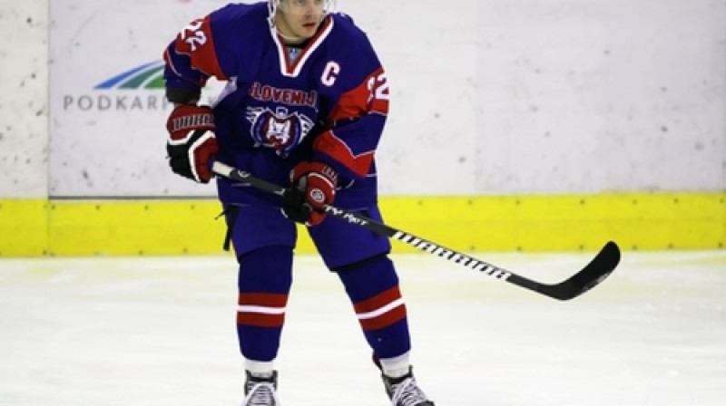 Slovēnijas izlases kapteinis Jaka Podrekars
Foto: hokej.si