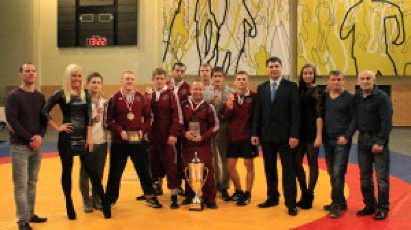 Latvijas grieķu-romiešu izlase Daugavpilī
Foto: wrestling.lv
