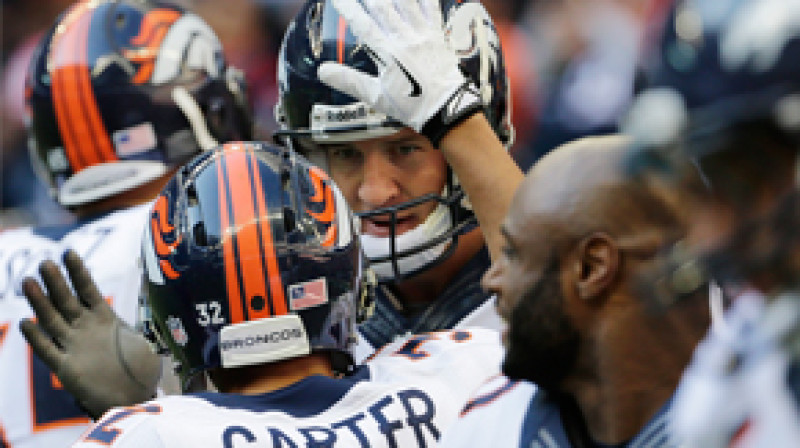 Denveras "Broncos" jau var gaidīt pretiniekus divīzijas spēļu kārtā.
Foto: AP/Scanpix.