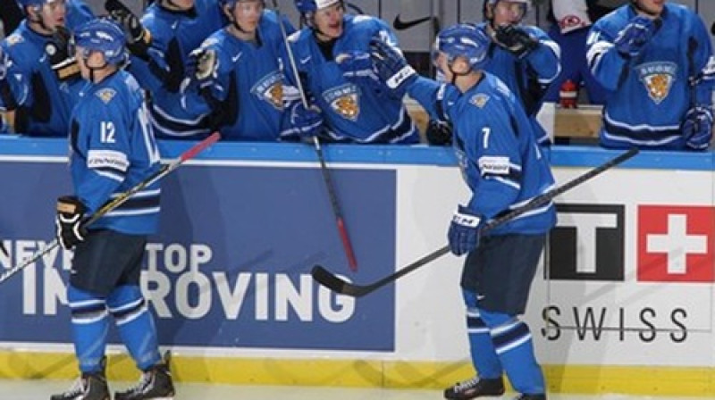 Somijas hokejisti
Foto: Andrē Rengets, IIHF.com