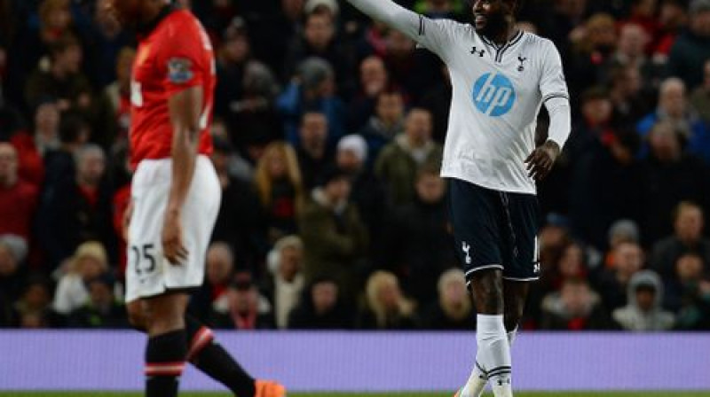 Emanuels Adebajors pēc vārtu guvuma
Foto: AFP/Scanpix