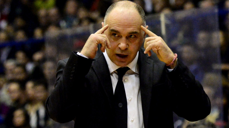 Madrides "Real" galvenais treneris Pablo Laso
Foto: AFP/Scanpix