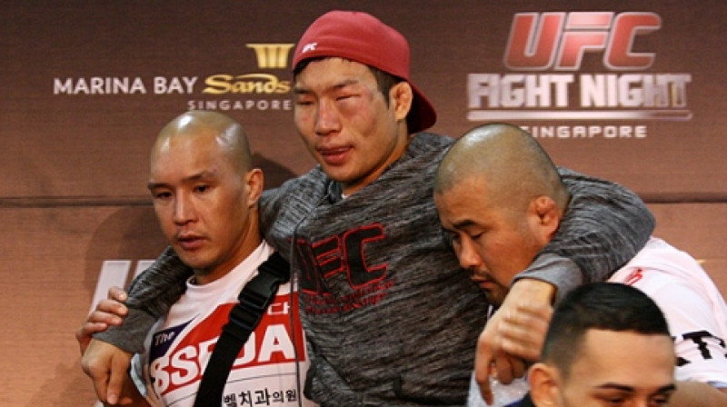 Hjuns Gju Lims pēc cīņas ar Tareku Safedinu
Foto: ufc.com