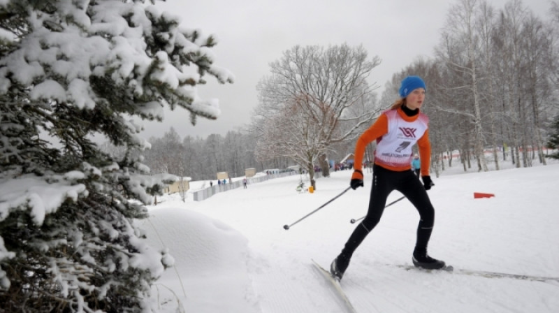 Latvijas Jaunatnes ziemas olimpiādes dalībniece
Foto: olimpiade.lv