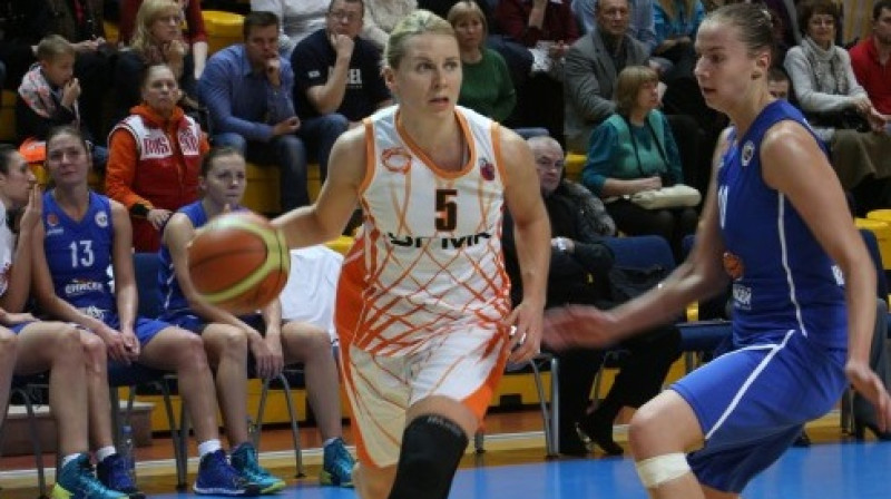 Anete Jēkabsone-Žogota: septiņpadsmitā uzvara Krievijas čempionātā
Foto: Basket.ugmk.com