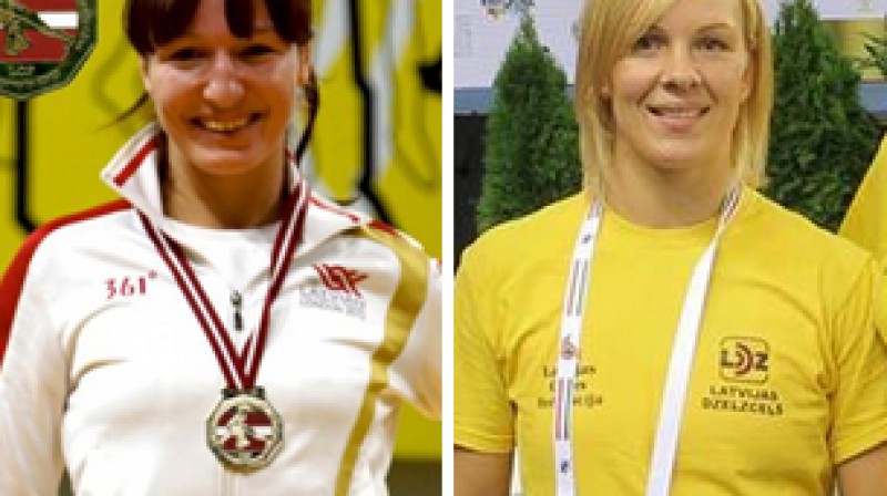 Anastasija Grigorjeva un Laura Skujiņa
Foto: Latvijas Cīņas federācija