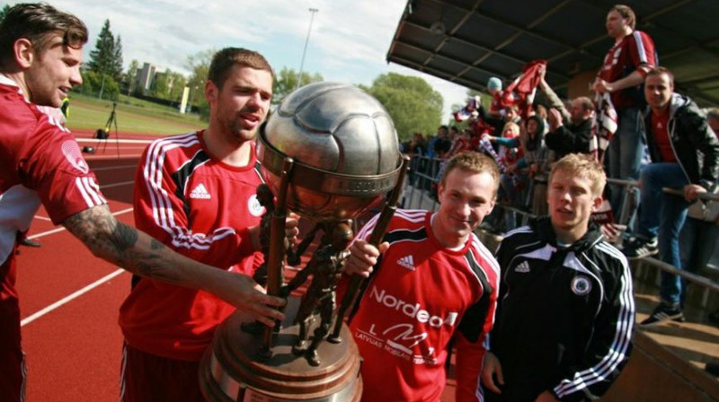 Mūsējie 2012. gadā ieguva Baltijas kausu
Foto: LFF