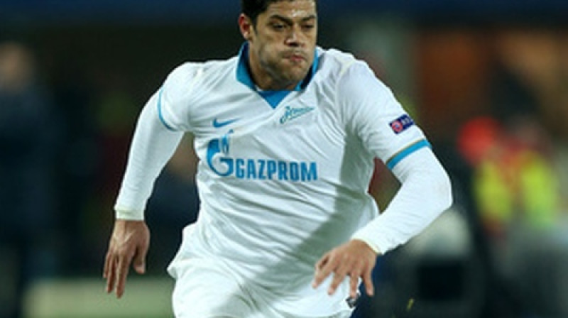 Sanktpēterburgas "Zenit" uzbrucējs Halks
Foto: EMPICS Sport/Scanpix