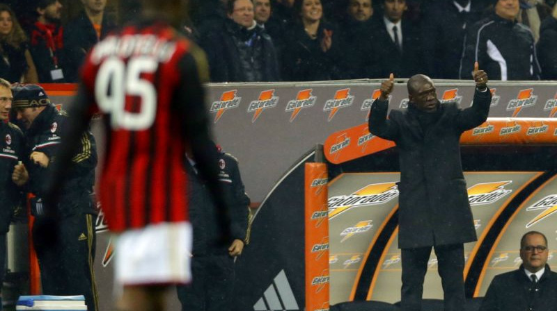 Mario Balotelli un Klarenss Zēdorfs
Foto: AP/Scanpix