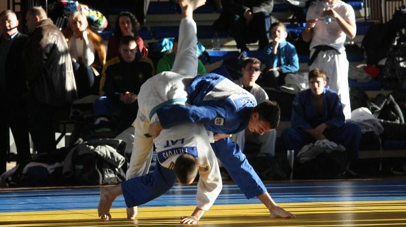 Latvijas atklātās meistarsacīkstes junioriem
Foto: Aleksandrs Lando, judo.org.lv