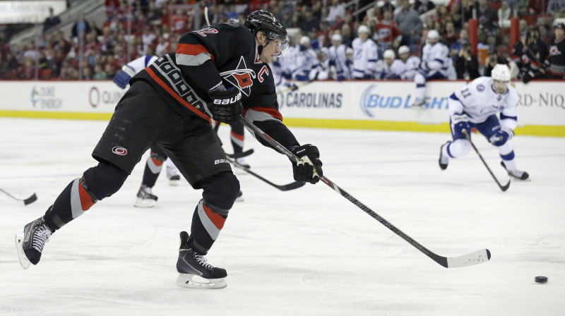 Karolīnas "Hurricanes" kapteinis Ēriks Stāls
Foto: AP/Scanpix