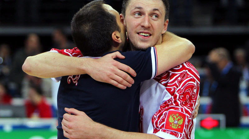 Deivids Blats un Vitālijs Fridzons
Foto: AFP/Scanpix