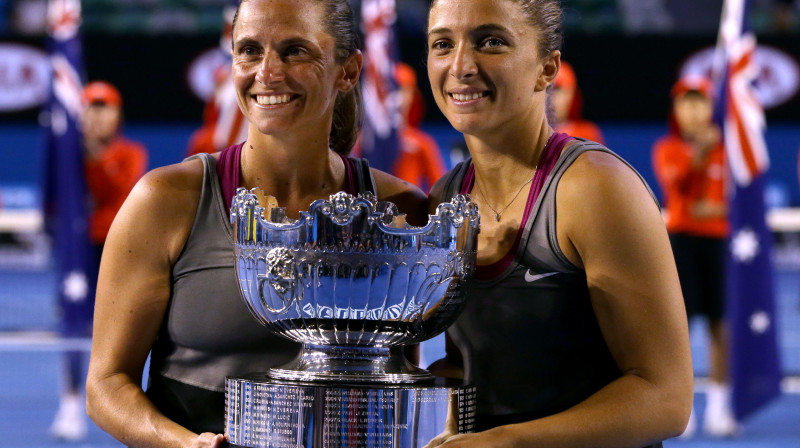Roberta Vinči un Sāra Erani
Foto: AP/Scanpix