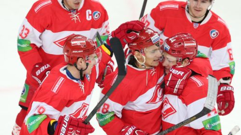 "Spartak" hokejisti
Foto:ITAR-TASS/Scanpix