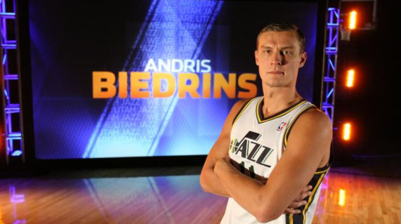 Andris Biedriņš 
Foto: bleacherreport.net
