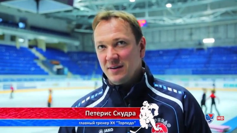 Pēteris Skudra 
Foto: no KHL video