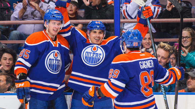 Edmontonas "Oilers" hokejisti
Foto: AFP/Scanpix