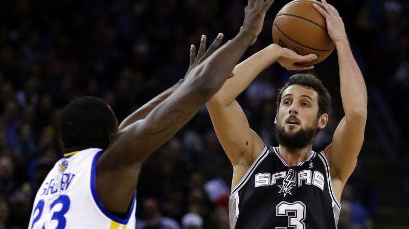 Šosezon precīzākais NBA snaiperis Marko Belinelli
Foto: AP/Scanpix